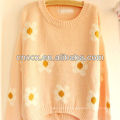 12STC0678 vintage women's floral japanese sweaters